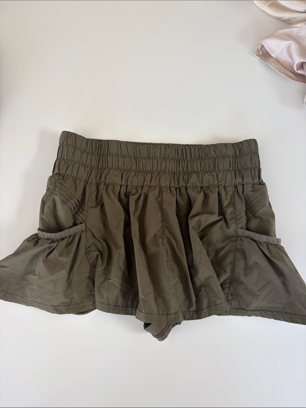 FP Movement Get Your Flirt On Shorts- Olive Green